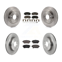 Charger l'image dans la galerie, Front Rear Disc Brake Rotors And Ceramic Pads Kit For Nissan Rogue Sport Qashqai