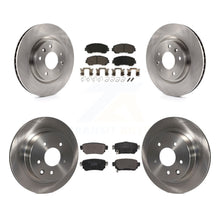 Charger l'image dans la galerie, [Front+Rear] 2019 Nissan Rogue Sport S Premium OE Brake Rotors &amp; Ceramic Pads Kit For Max Braking
