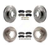 Front Rear Brake Rotors & Ceramic Pad Kit For Mercedes-Benz Sprinter 3500 3500XD
