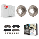 Rear Disc Brake Rotor And Ceramic Pad Kit For Mercedes-Benz Sprinter 3500 3500XD