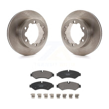 Charger l&#39;image dans la galerie, Rear Brake Rotors &amp; Ceramic Pad Kit For Mercedes-Benz Sprinter 3500 Freightliner