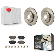 Charger l'image dans la galerie, Rear Disc Brake Rotors And Ceramic Pads Kit For Cadillac XT4 Buick Envision