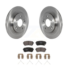 Charger l&#39;image dans la galerie, Rear Disc Brake Rotors And Ceramic Pads Kit For Hyundai Kona Kia Seltos