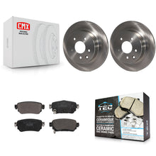 Charger l'image dans la galerie, [Rear] 2019 Nissan Rogue Sport S Premium OE Brake Rotors &amp; Ceramic Pads Kit For Max Braking