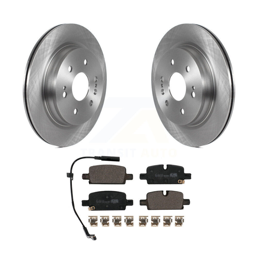 Rear Brake Rotor & Ceramic Pad Kit For Chevrolet Silverado 1500 GMC Sierra Tahoe