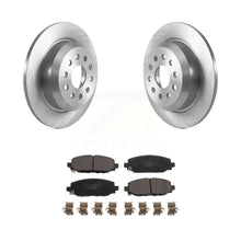 Charger l&#39;image dans la galerie, Rear Disc Brake Rotors And Ceramic Pads Kit For 2018-2021 Jeep Wrangler Rubicon