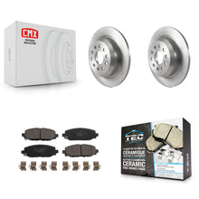 Load image into Gallery viewer, [Rear] 2018-2021 Jeep Wrangler Rubicon Premium OE Brake Rotors &amp; Ceramic Pads Kit For Max Braking