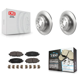 [Rear] 2018-2021 Jeep Wrangler Rubicon Premium OE Brake Rotors & Ceramic Pads Kit For Max Braking