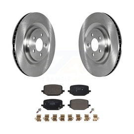 Rear Brake Rotor And Ceramic Pad Kit For Lincoln Aviator Ford Police Interceptor