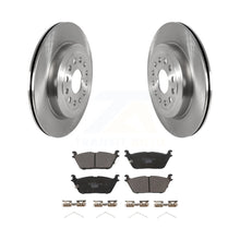 Charger l&#39;image dans la galerie, Rear Disc Brake Rotors And Ceramic Pads Kit For Ram 1500