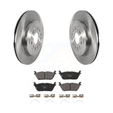 Rear Disc Brake Rotors And Ceramic Pads Kit For Ram 1500