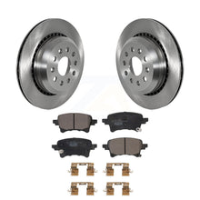 Load image into Gallery viewer, Rear Disc Brake Rotors And Ceramic Pads Kit For Jeep Gladiator Wrangler