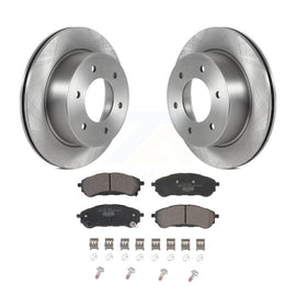 [Rear] 2019-2022 Ford Ranger Premium OE Brake Rotors & Ceramic Pads Kit For Max Braking