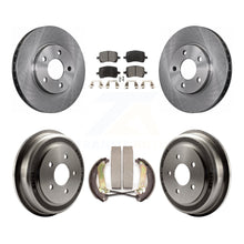 Charger l'image dans la galerie, Front Rear Disc Brake Rotors Ceramic Pads And Drum Kit For Chevrolet Malibu