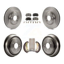 Charger l'image dans la galerie, Front Rear Disc Brake Rotors Ceramic Pads And Drum Kit For Chevrolet Malibu