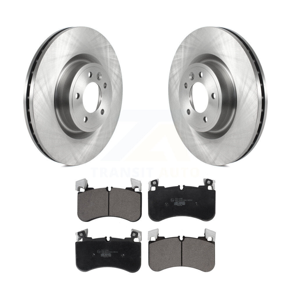 Front Disc Brake Rotors And Ceramic Pad Kit For Land Rover Range Sport Discovery