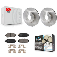 Load image into Gallery viewer, Front Disc Brake Rotors And Ceramic Pads Kit For Nissan Kicks Versa
