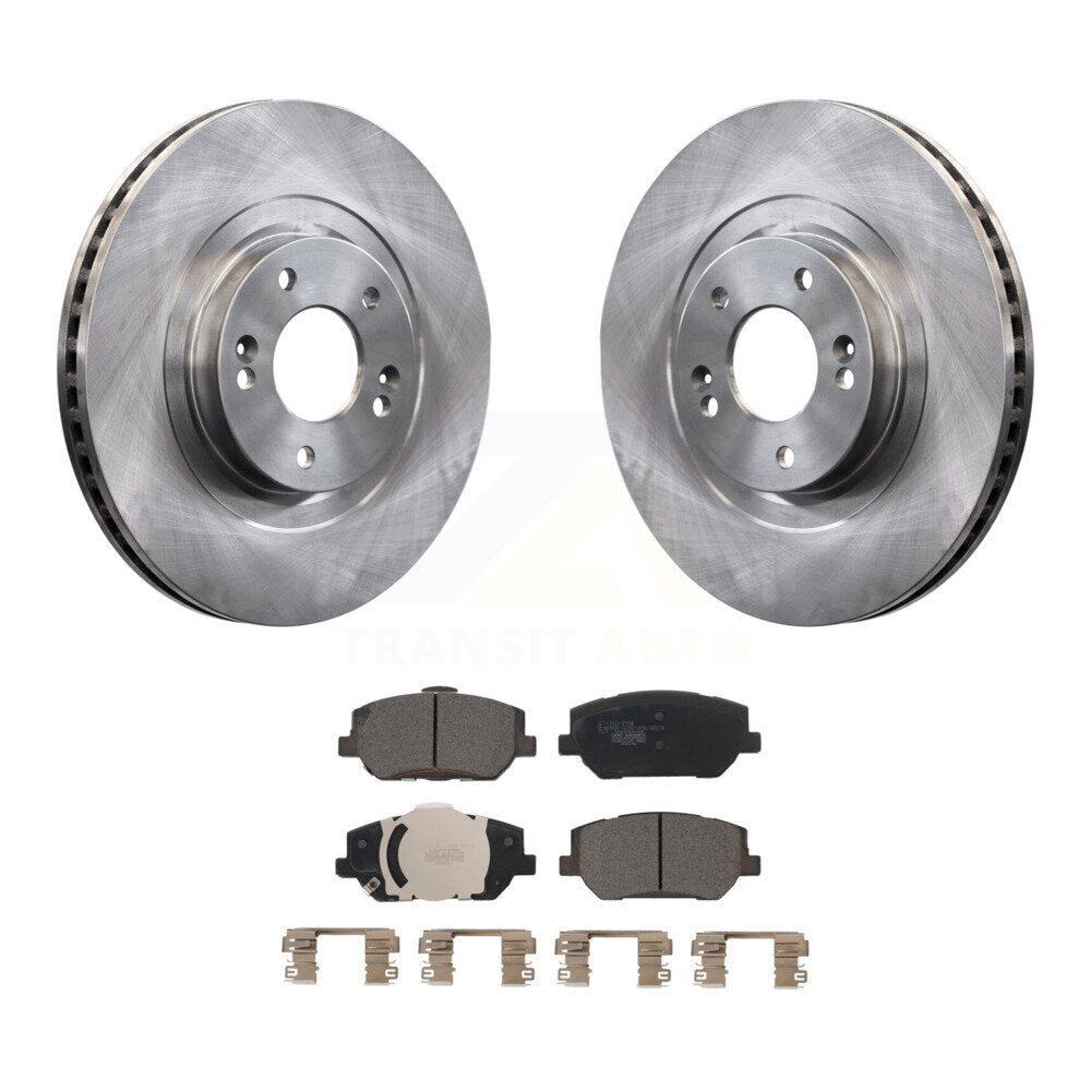 Front Disc Brake Rotors And Ceramic Pads Kit For 2019-2020 Hyundai Santa Fe