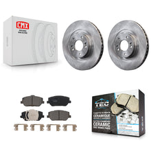 Load image into Gallery viewer, [Front] 2019-2020 Hyundai Santa Fe Premium OE Brake Rotors &amp; Ceramic Pads Kit For Max Braking