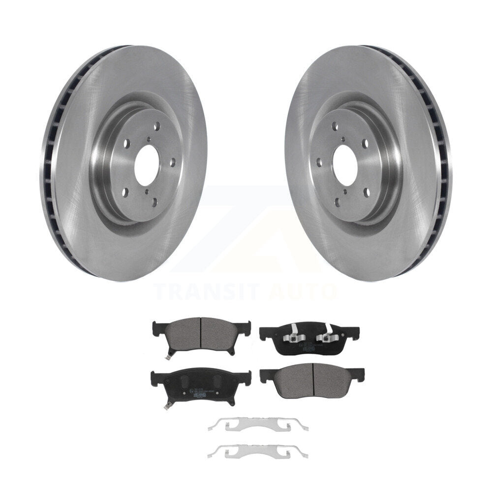 Front Disc Brake Rotors And Ceramic Pads Kit For 2019-2022 Subaru Ascent