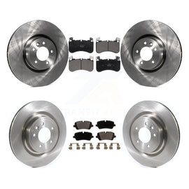 Front Rear Disc Brake Rotors And Ceramic Pads Kit For Land Rover Range