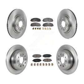 [Front+Rear] 2018-2020 Jeep Wrangler Sport Premium OE Brake Rotors & Ceramic Pads Kit For Max Braking