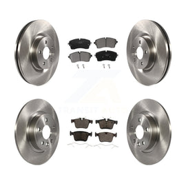 [Front+Rear] 2018 Jaguar E-Pace S/SE Premium OE Brake Rotors & Ceramic Pads Kit For Max Braking