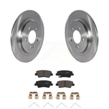 Rear Disc Brake Rotors And Ceramic Pads Kit For Kia Sportage Hyundai Tucson Nexo