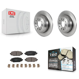 [Rear] 2018-2020 Jeep Wrangler Sport Premium OE Brake Rotors & Ceramic Pads Kit For Max Braking