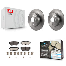Load image into Gallery viewer, Rear Disc Brake Rotors And Ceramic Pads Kit For Nissan Altima AWD