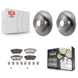 Rear Disc Brake Rotors And Ceramic Pads Kit For Nissan Altima AWD