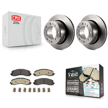 Load image into Gallery viewer, [Rear] 2019-2022 Ram 2500 3500 Premium OE Brake Rotors &amp; Ceramic Pads Kit For Max Braking