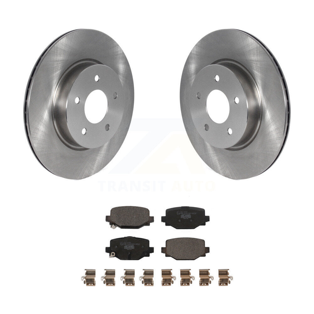 Rear Disc Brake Rotors And Ceramic Pads Kit For INFINITI QX50 QX55