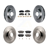 Front Rear Disc Brake Rotors And Ceramic Pads Kit For Mitsubishi Eclipse Cross