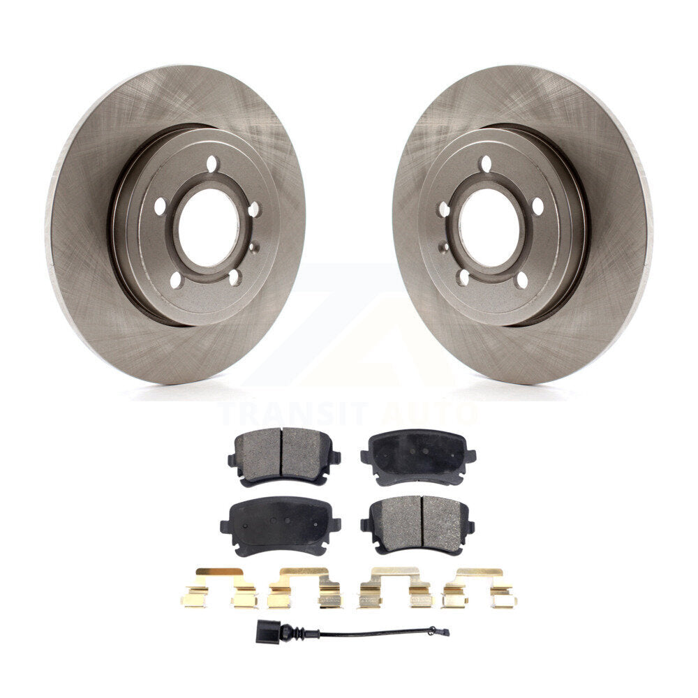 Rear Brake Rotor & Ceramic Pad Kit For Audi A4 Quattro With 300mm Diameter