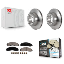 Load image into Gallery viewer, Rear Disc Brake Rotors And Ceramic Pad Kit For Ford F-450 Super Duty F-550 F-600