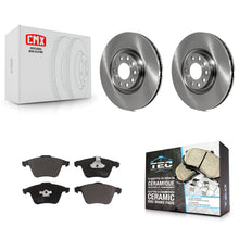 Load image into Gallery viewer, Front Disc Brake Rotors And Ceramic Pads Kit For Audi A6 Quattro