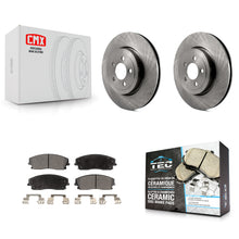 Load image into Gallery viewer, [Front] 2015-2018 Dodge Charger RWD with 3.6L Premium OE Brake Rotors &amp; Ceramic Pads Kit For Max Braking