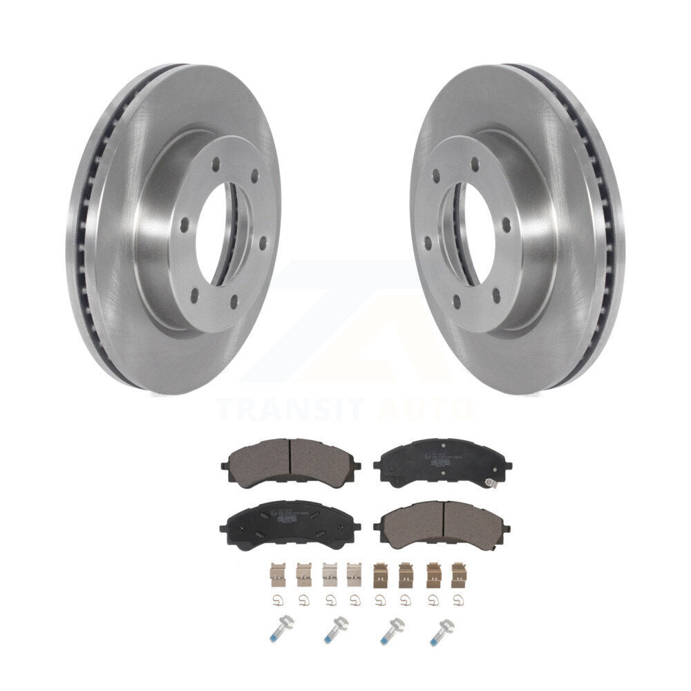 Front Disc Brake Rotors And Ceramic Pads Kit For Ford Ranger Bronco