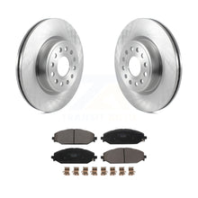 Charger l&#39;image dans la galerie, Front Disc Brake Rotors And Ceramic Pads Kit For Ram 1500