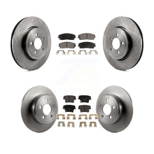Load image into Gallery viewer, [Front+Rear] 15-18 Dodge Charger RWD with 3.6L Premium OE Brake Rotors &amp; Ceramic Pads Kit For Max Braking