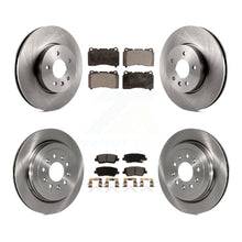 Load image into Gallery viewer, Front Rear Disc Brake Rotors And Ceramic Pads Kit For Cadillac ATS