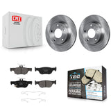 Rear Disc Brake Rotors And Ceramic Pads Kit For Mazda 3 CX-30
