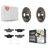 Rear Disc Brake Rotors And Ceramic Pads Kit For Mazda CX-30 MX-30 EV