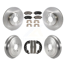 Load image into Gallery viewer, Front Rear Disc Brake Rotors Ceramic Pads And Drum Kit For Nissan Kicks Versa