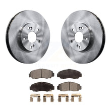 Load image into Gallery viewer, Front Disc Brake Rotors And Ceramic Pads Kit For Honda Accord