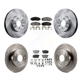 [Front+Rear] 06-07 Honda Accord Hybrid with 3.0L Premium OE Brake Rotors & Ceramic Pads Kit For Max Braking