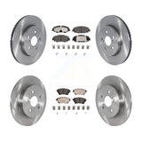 Front Rear Disc Brake Rotors And Ceramic Pads Kit For Toyota Corolla