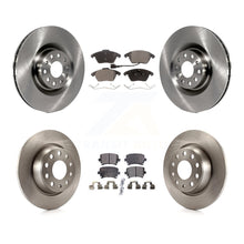 Charger l'image dans la galerie, Front Rear Disc Brake Rotors And Ceramic Pads Kit For Volkswagen CC