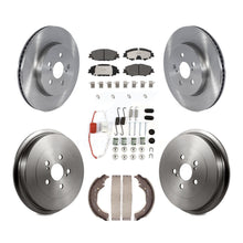 Charger l&#39;image dans la galerie, [Front+Rear] 2019 Toyota Corolla 2.0L Premium OE Brake Rotor Drum Kit &amp; Ceramic Pads For Max Braking